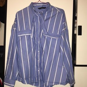 Blue stripe shirt